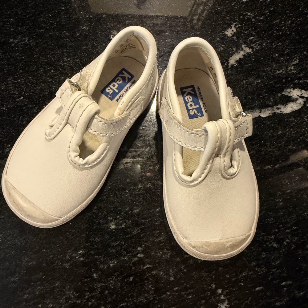 Keds Kids White Mary Jane Sneakers